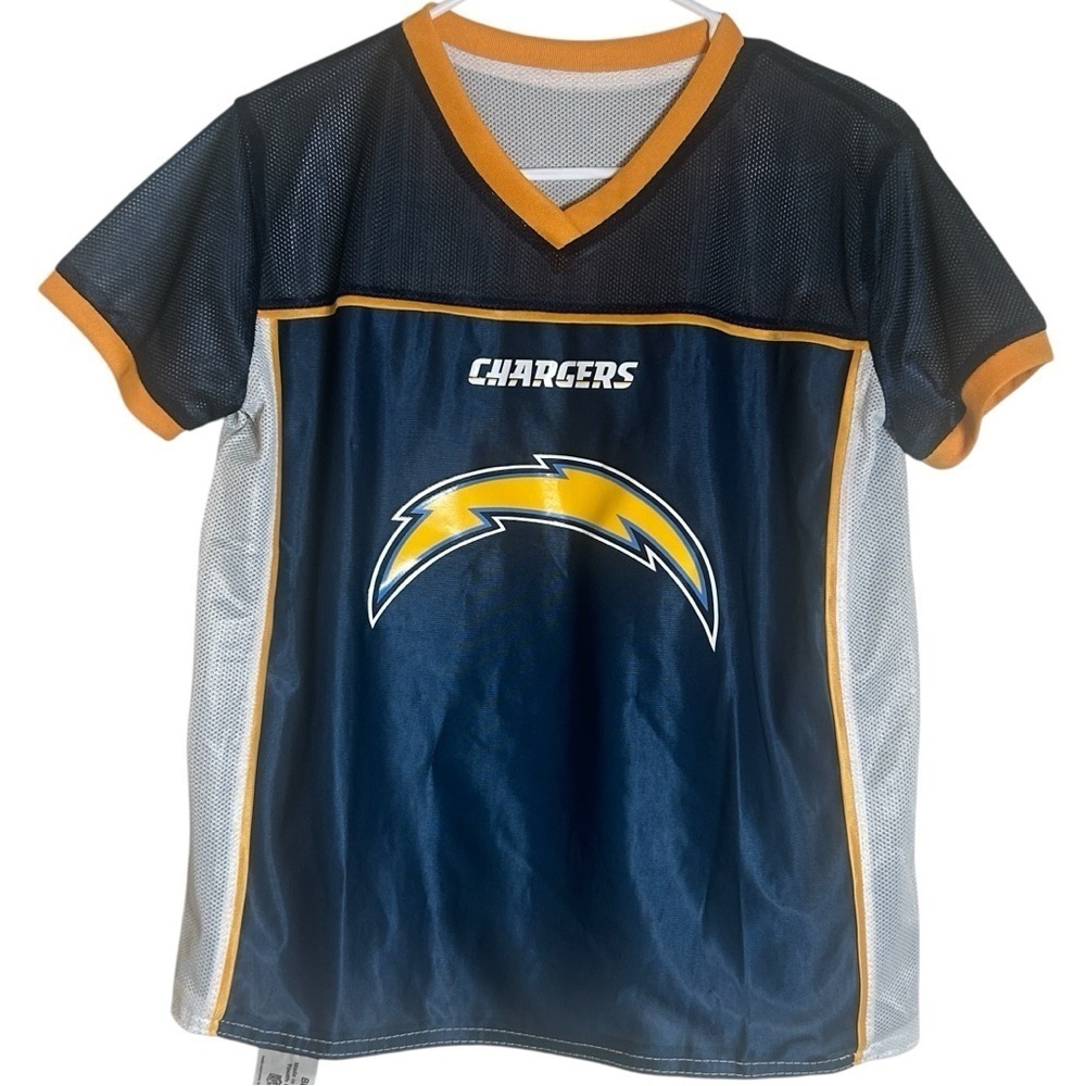 NFL Chargers Jersey Flag Football Reversible Youth Large